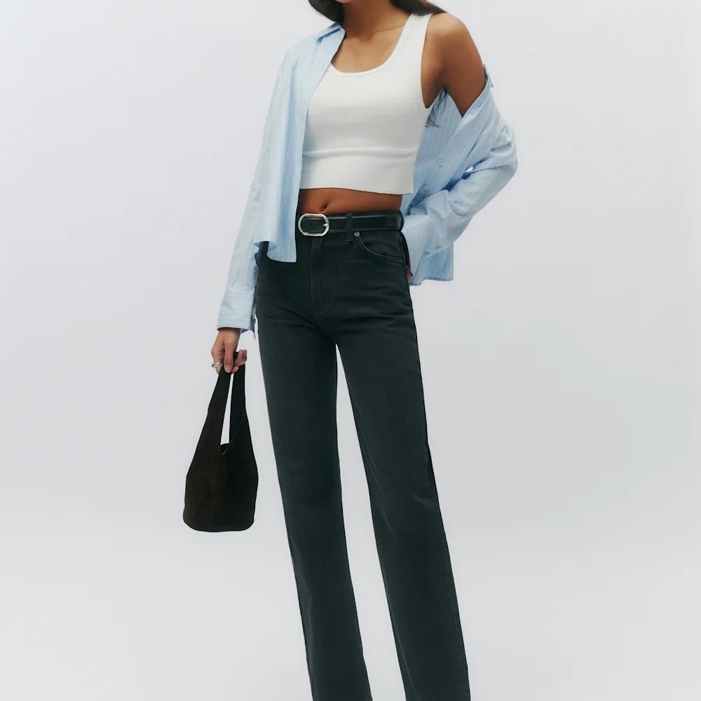 Reformation Abby High Rise Straight Jeans Vana - Size 24